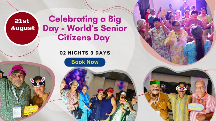 Senior citizen cultural trips