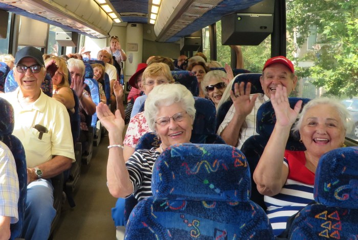 Senior citizen cultural trips