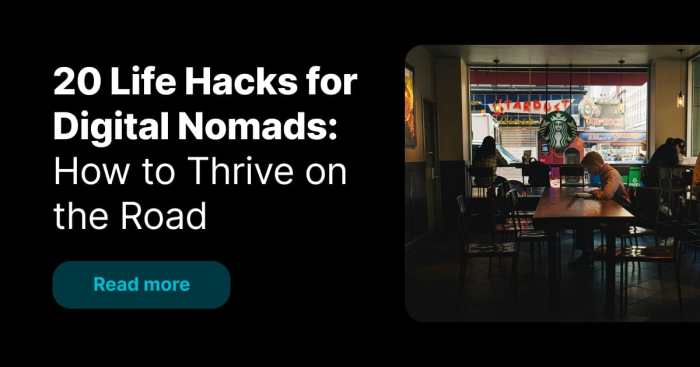 Travel hacks for digital nomads