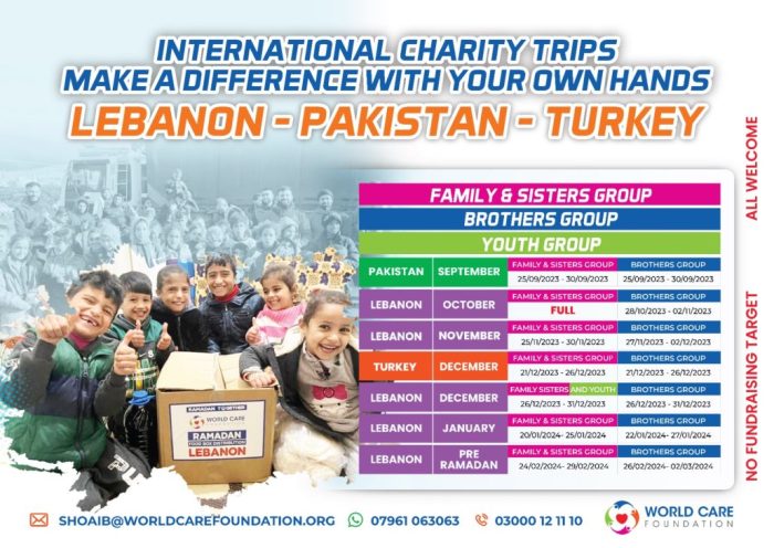 Charity travel initiatives