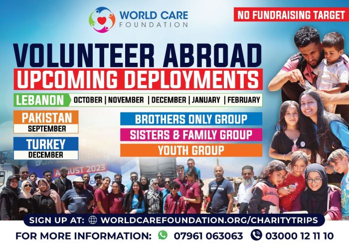 Charity travel initiatives